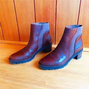 CROWN VINTAGE  “MAIY 2” CHELSEA BOOT, BROWN, WOMEN’S SIZE 6.5 M